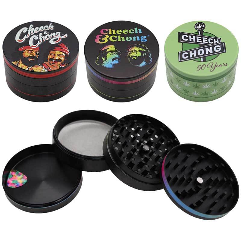 Cheech And Chong 4 Part Grinder (CCGl-1/2/3) | 100mm | Assorted Design product image